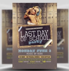 School’s Out Party Flyer