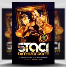 Birthday Party Flyer