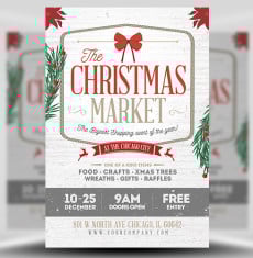 Rustic Christmas Flyer