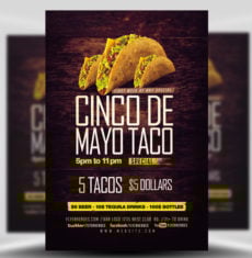 Cinco De Mayo Special Flyer