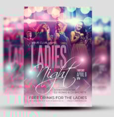 Club Ladies Night Flyer 1