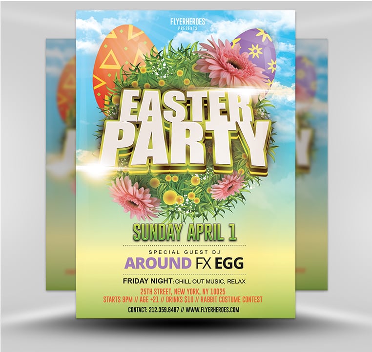 Easter Party Flyer v2