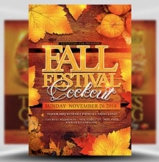 Fall Festival Flyer Tempate 1