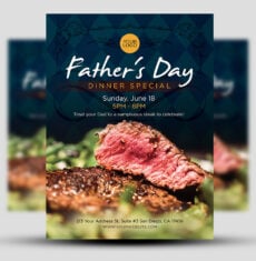 Father’s Day Dinner Flyer 1
