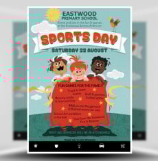 Kid’s Sports Day Flyer