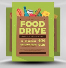 Food Drive Event Flyer