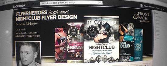 Free Facebook Timeline Cover for Flyer Designers