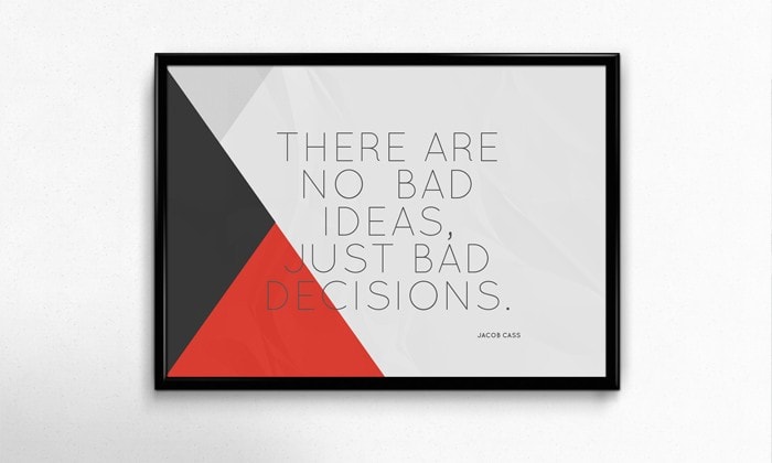 Free Horizontal Frame Mockup