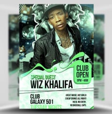 Galaxy501 Free PSD Flyer