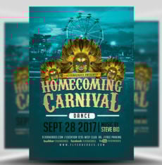 Homecoming Carnival Flyer 2017