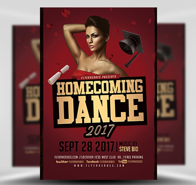Homecoming Dance Flyer 2017-2