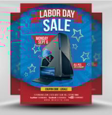 Labor Day Sale Flyer