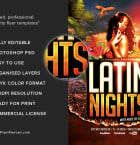 Latin Nights Beach Flyer