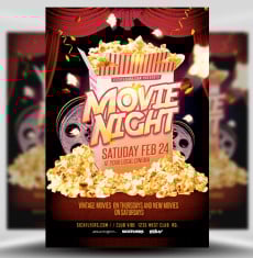Movie Night Flyer