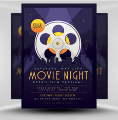 Movie Night Flyer
