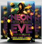 Neon NYE Flyer