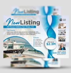 New Listing Waterfront Flyer 2