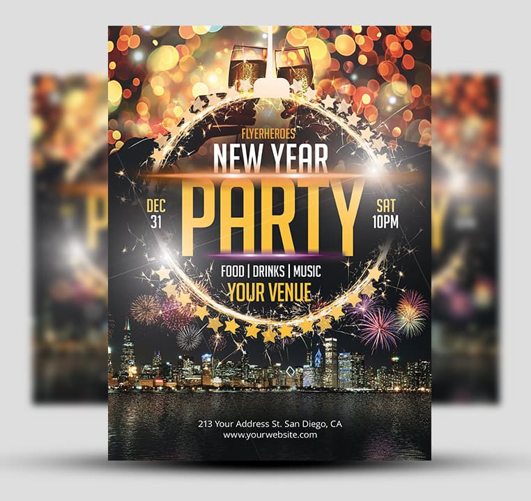 New Year Party Flyer 1
