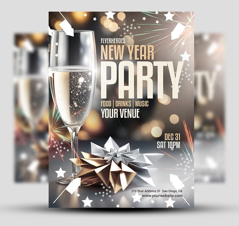 New Year Party Flyer 2