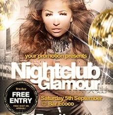 Nightclub Glamour Flyer Template
