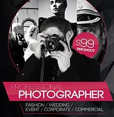 Photography Flyer Templates Set 1