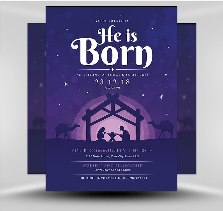 Religious Christmas Flyer v1