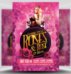 Pink Roses Valentine’s Flyer