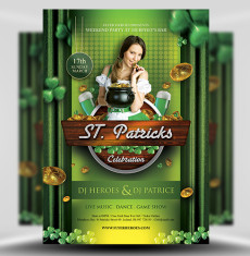 St. Patrick’s Day Celebration Party Flyer 2