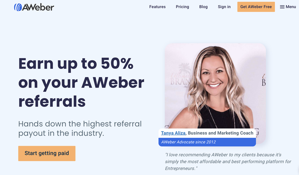 AWeber Referral Program