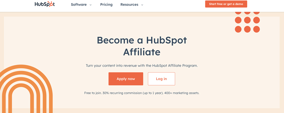 HubSpot Affiliate Program