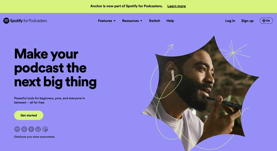 Spotify for podcasters