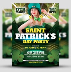 St. Patrick’s Day Party Flyer 1