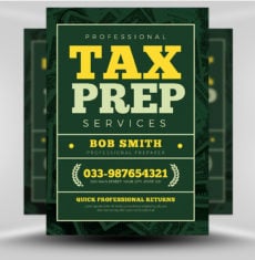 Tax Prep Flyer 2