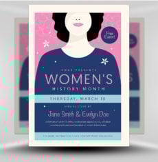 Women's History Month Flyer 01